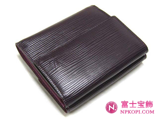 (LOUIS VUITTON)ルイヴィトン 財布コピー エピ財布 Wホック ポルトフォイユエリーズ カシスM6363K